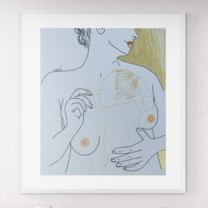 Descanso no teu amor - desenho a mão