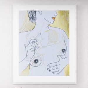 Descanso no teu amor - desenho a mão nº2