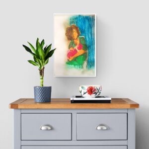 Amamentar a vida (pastel oleoso)